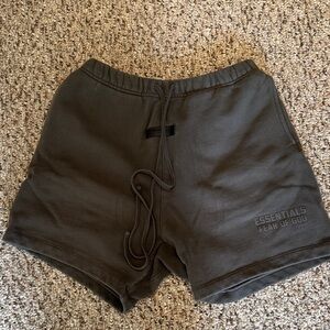 Essentials Dark Gray Athletic Shorts